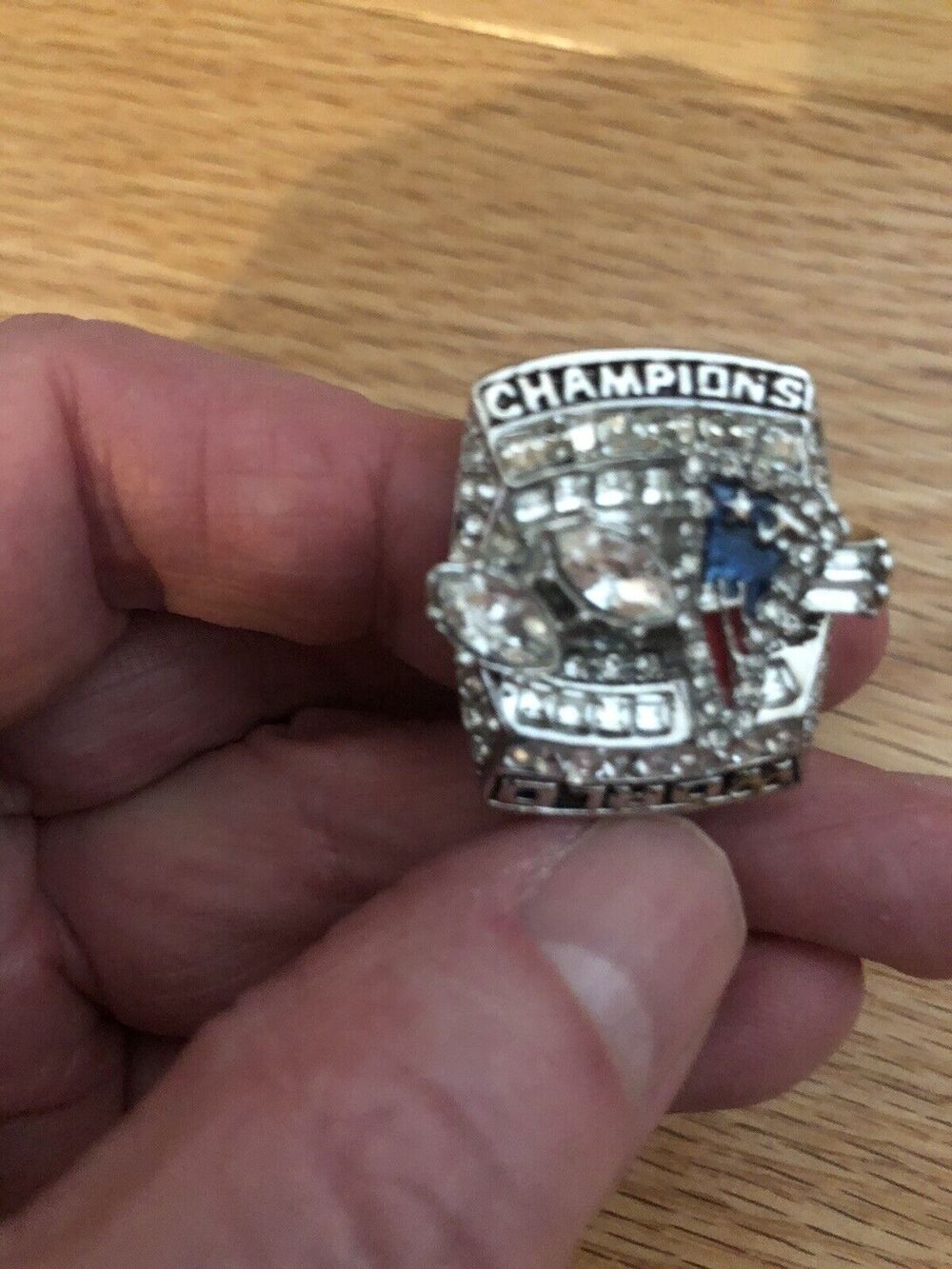 New England Patriots Tom Brady #12 Super Bowl XXXVIII Ring 32-29 Patriots 2004